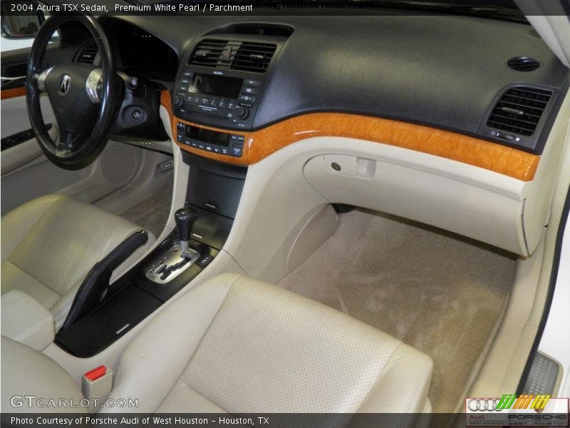 Premium White Pearl / Parchment 2004 Acura TSX Sedan