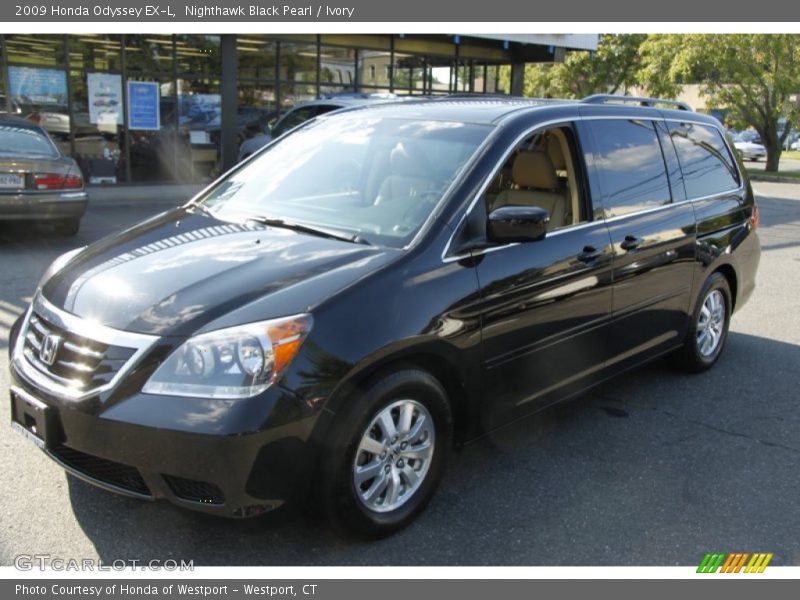 Nighthawk Black Pearl / Ivory 2009 Honda Odyssey EX-L