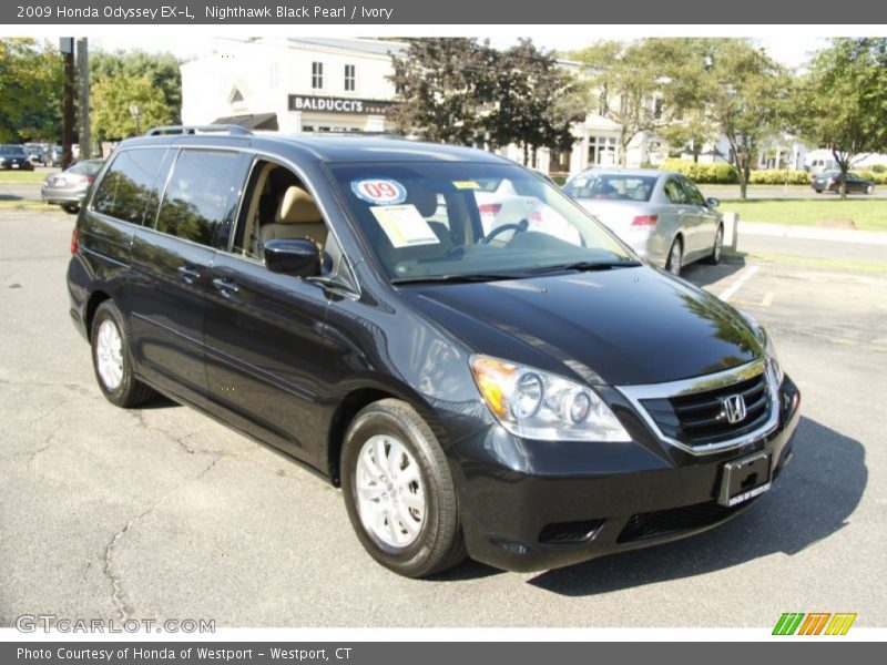 Nighthawk Black Pearl / Ivory 2009 Honda Odyssey EX-L