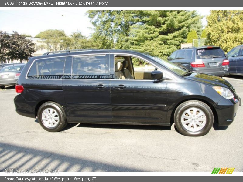 Nighthawk Black Pearl / Ivory 2009 Honda Odyssey EX-L