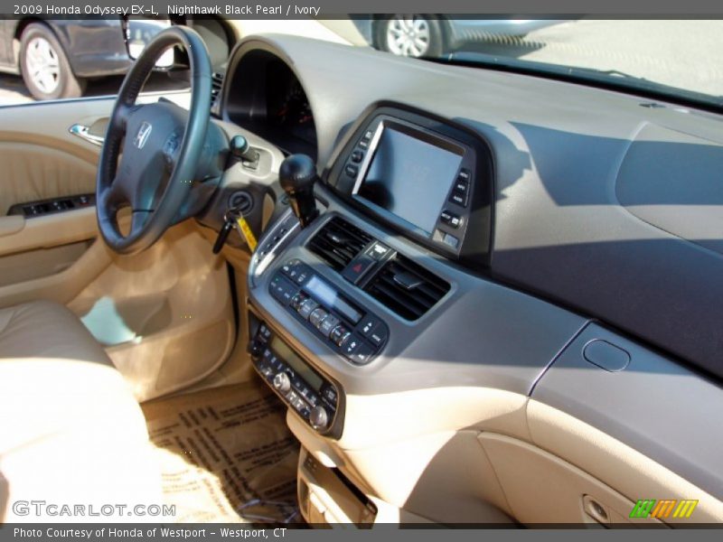 Nighthawk Black Pearl / Ivory 2009 Honda Odyssey EX-L