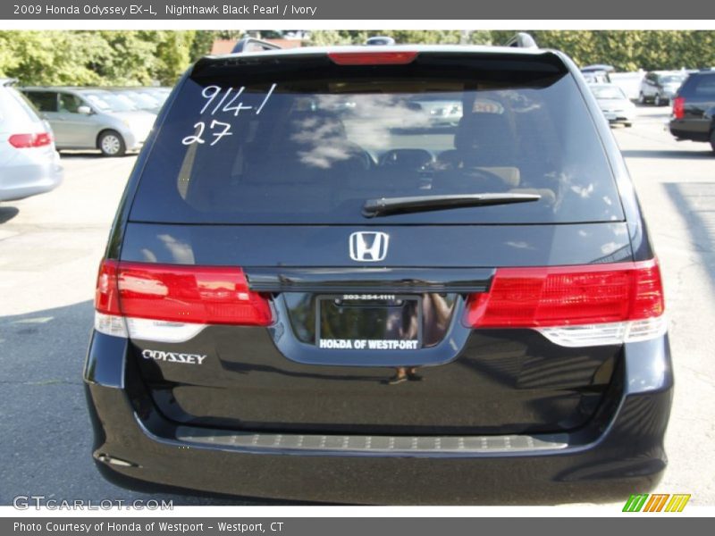 Nighthawk Black Pearl / Ivory 2009 Honda Odyssey EX-L