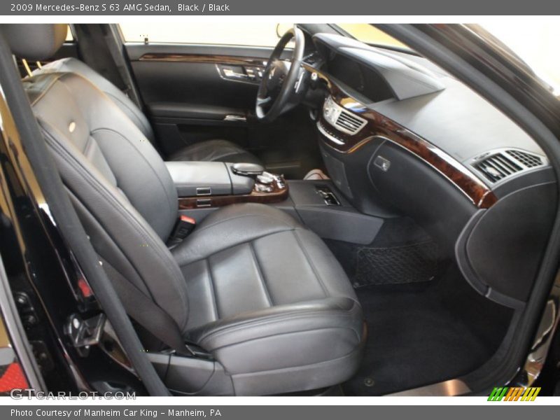 Black / Black 2009 Mercedes-Benz S 63 AMG Sedan