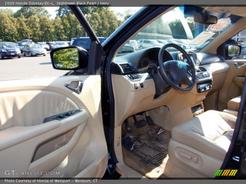 Nighthawk Black Pearl / Ivory 2009 Honda Odyssey EX-L