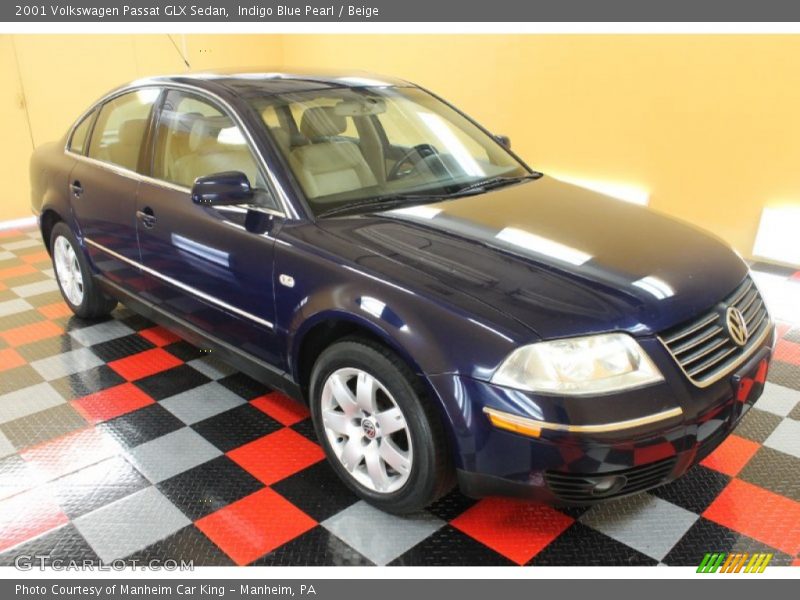 Indigo Blue Pearl / Beige 2001 Volkswagen Passat GLX Sedan