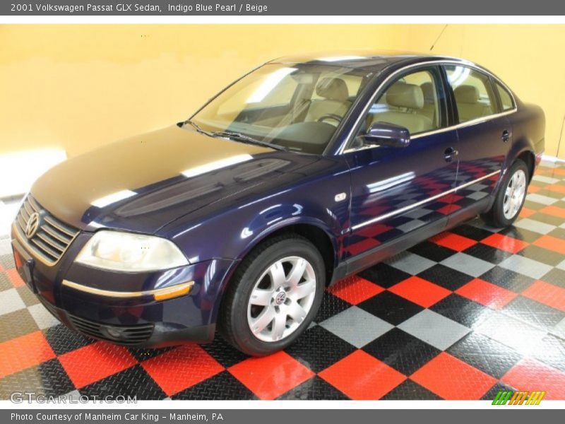 Indigo Blue Pearl / Beige 2001 Volkswagen Passat GLX Sedan