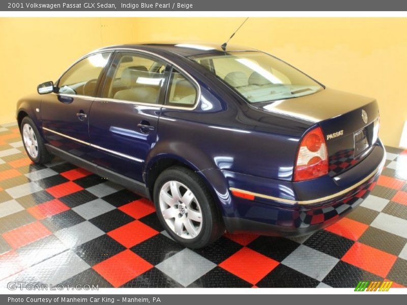 Indigo Blue Pearl / Beige 2001 Volkswagen Passat GLX Sedan