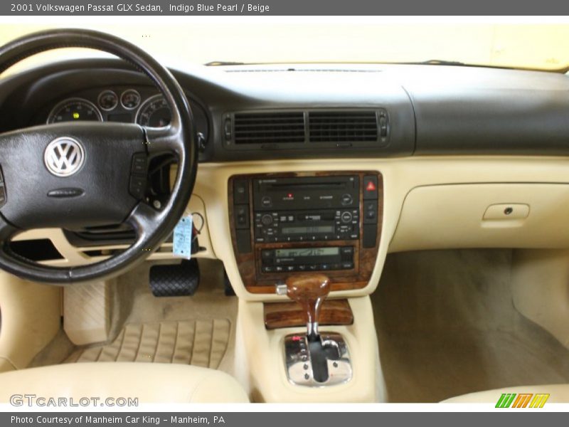 Indigo Blue Pearl / Beige 2001 Volkswagen Passat GLX Sedan