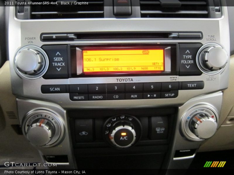 Black / Graphite 2011 Toyota 4Runner SR5 4x4