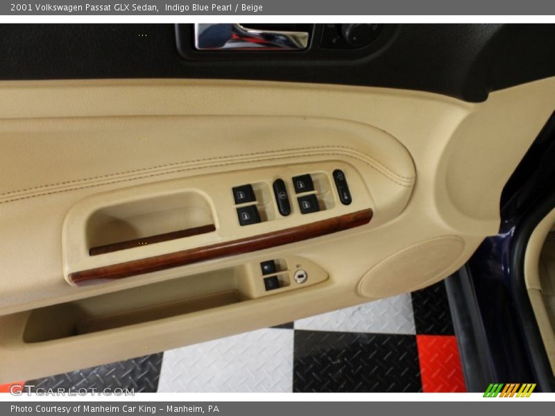 Indigo Blue Pearl / Beige 2001 Volkswagen Passat GLX Sedan