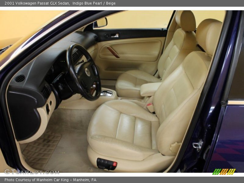 Indigo Blue Pearl / Beige 2001 Volkswagen Passat GLX Sedan