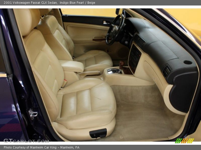 Indigo Blue Pearl / Beige 2001 Volkswagen Passat GLX Sedan