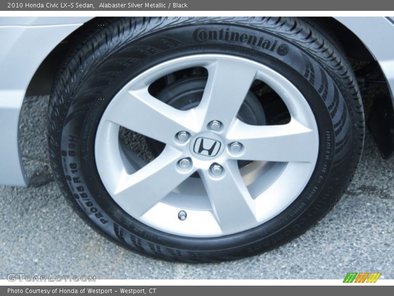 Alabaster Silver Metallic / Black 2010 Honda Civic LX-S Sedan