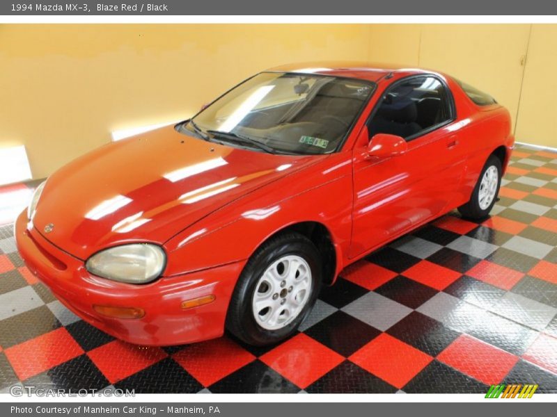 Blaze Red / Black 1994 Mazda MX-3