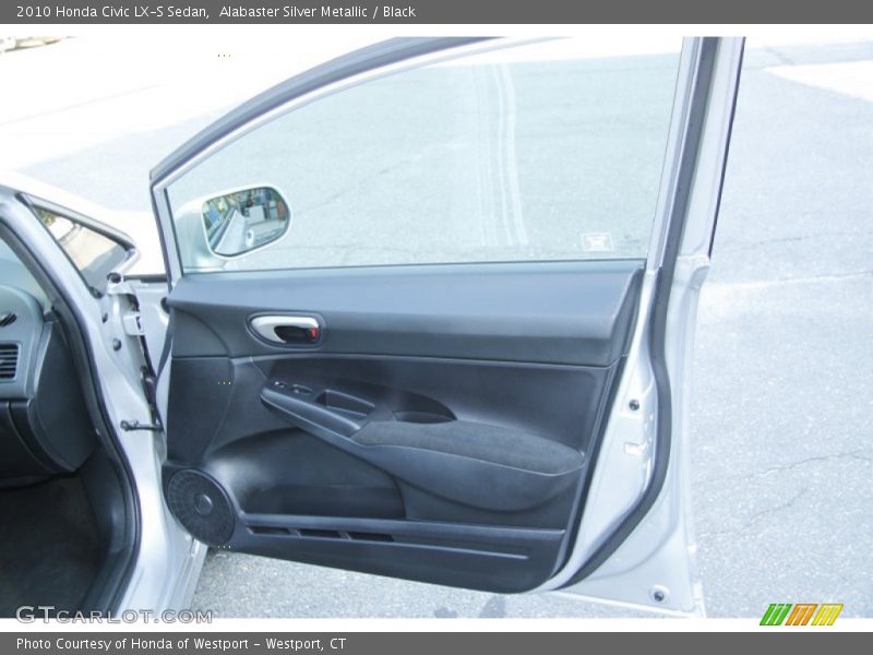 Alabaster Silver Metallic / Black 2010 Honda Civic LX-S Sedan