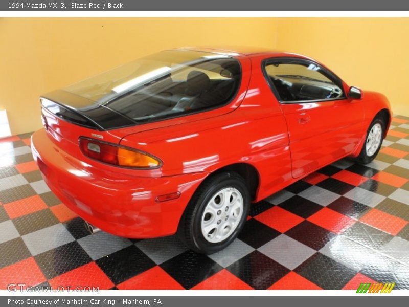 Blaze Red / Black 1994 Mazda MX-3