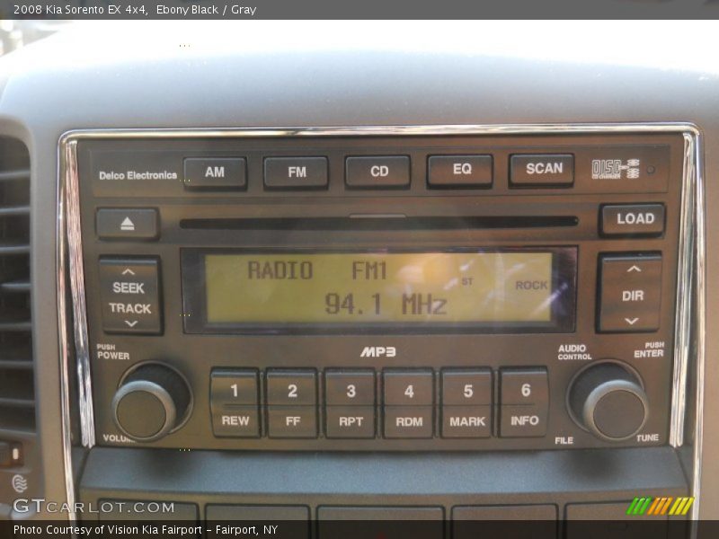 Ebony Black / Gray 2008 Kia Sorento EX 4x4