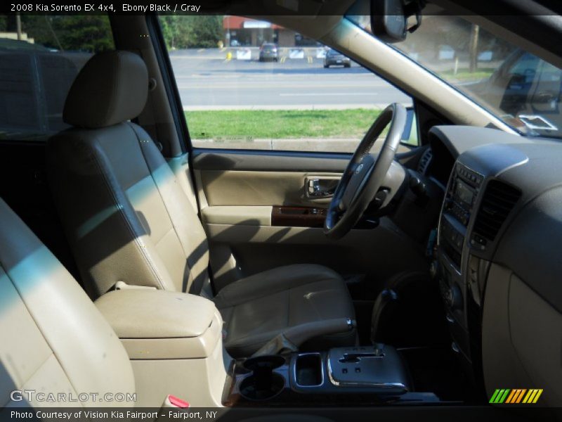 Ebony Black / Gray 2008 Kia Sorento EX 4x4