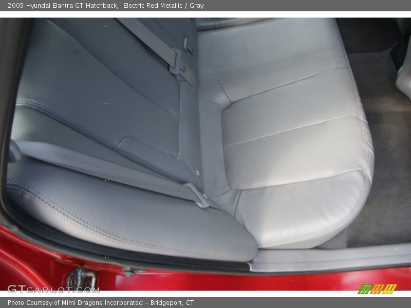 Electric Red Metallic / Gray 2005 Hyundai Elantra GT Hatchback