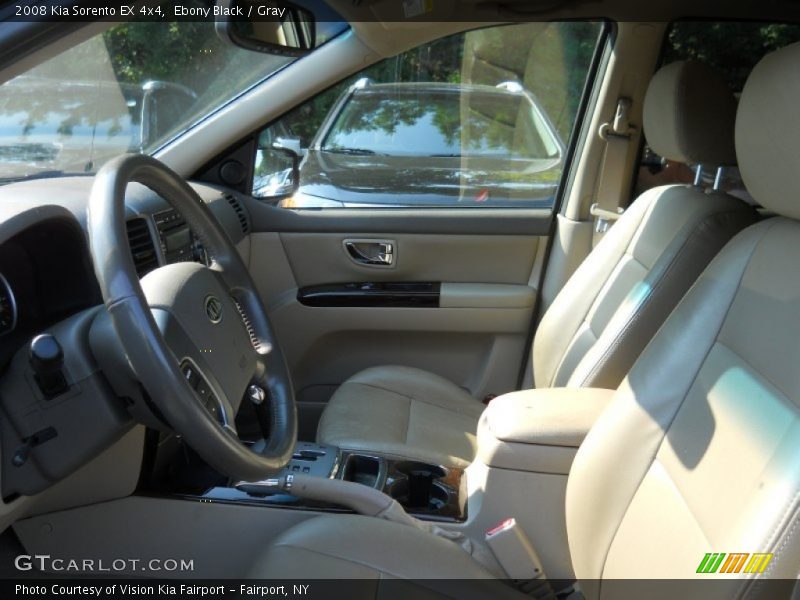 Ebony Black / Gray 2008 Kia Sorento EX 4x4