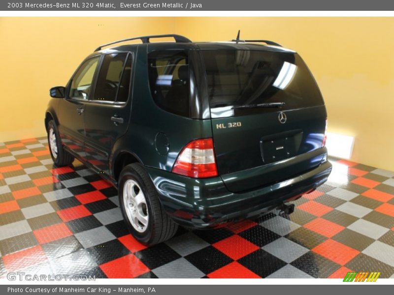 Everest Green Metallic / Java 2003 Mercedes-Benz ML 320 4Matic