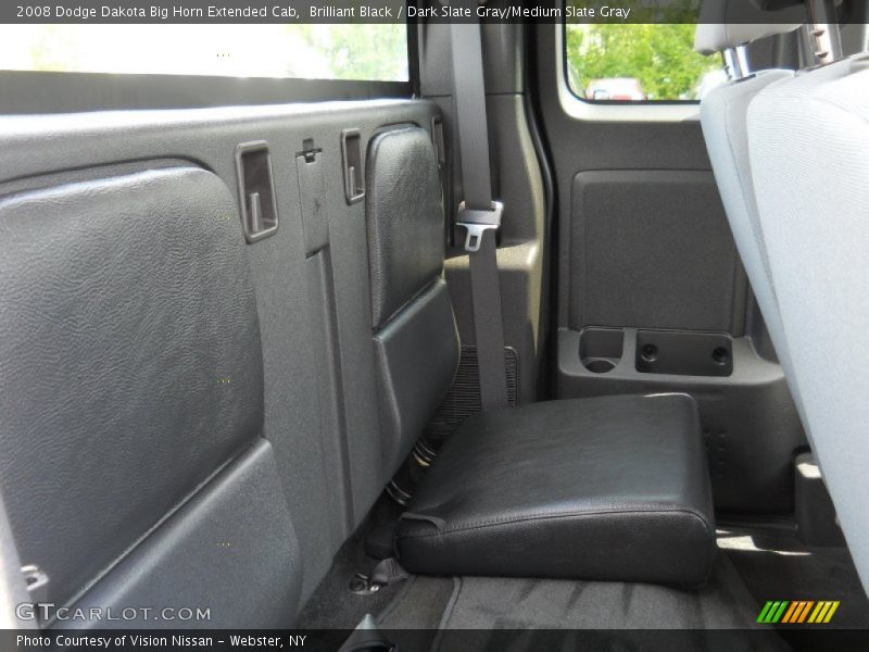 Brilliant Black / Dark Slate Gray/Medium Slate Gray 2008 Dodge Dakota Big Horn Extended Cab