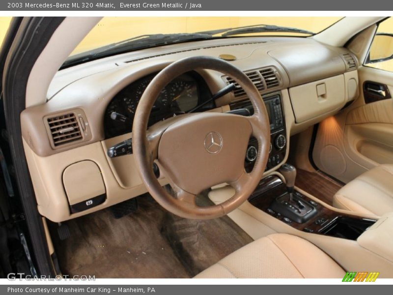  2003 ML 320 4Matic Java Interior