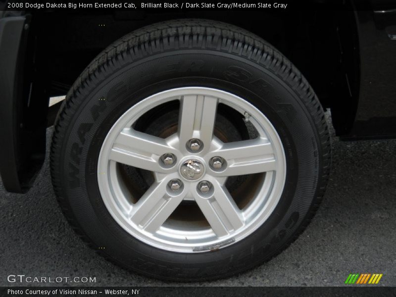 Brilliant Black / Dark Slate Gray/Medium Slate Gray 2008 Dodge Dakota Big Horn Extended Cab