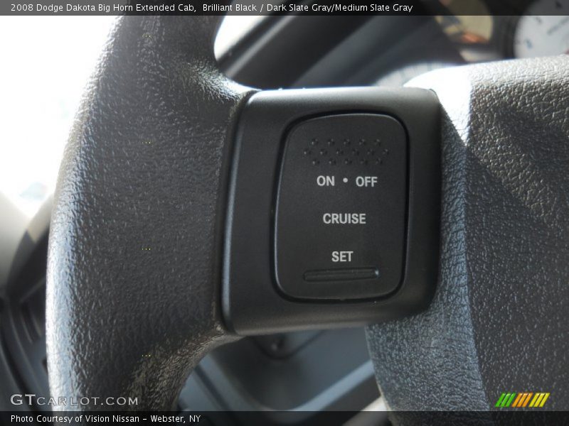 Brilliant Black / Dark Slate Gray/Medium Slate Gray 2008 Dodge Dakota Big Horn Extended Cab