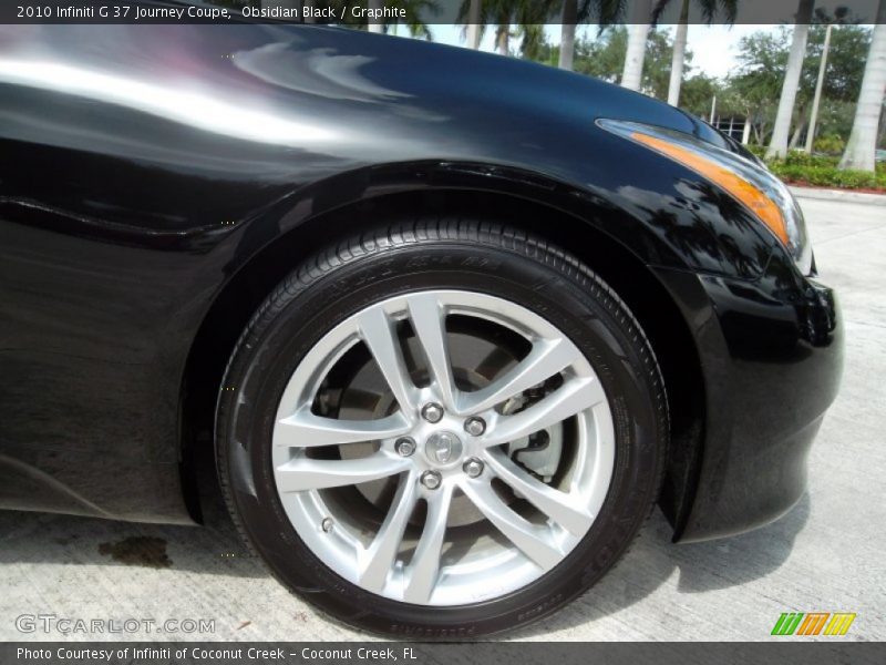 Obsidian Black / Graphite 2010 Infiniti G 37 Journey Coupe