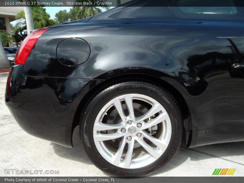 Obsidian Black / Graphite 2010 Infiniti G 37 Journey Coupe