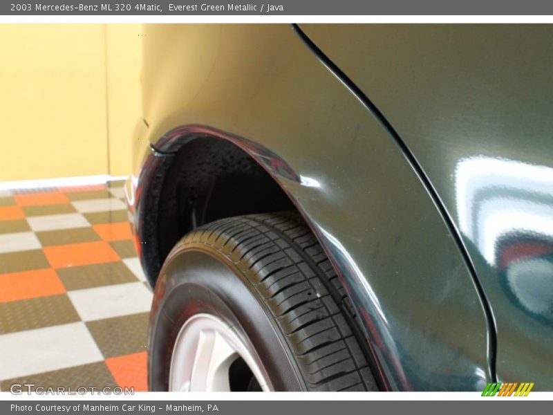 Everest Green Metallic / Java 2003 Mercedes-Benz ML 320 4Matic
