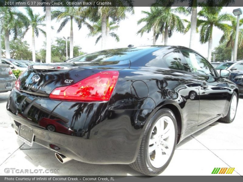 Obsidian Black / Graphite 2010 Infiniti G 37 Journey Coupe