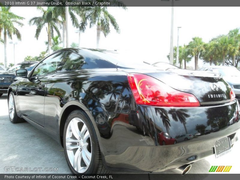 Obsidian Black / Graphite 2010 Infiniti G 37 Journey Coupe