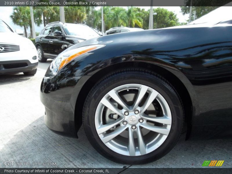 Obsidian Black / Graphite 2010 Infiniti G 37 Journey Coupe