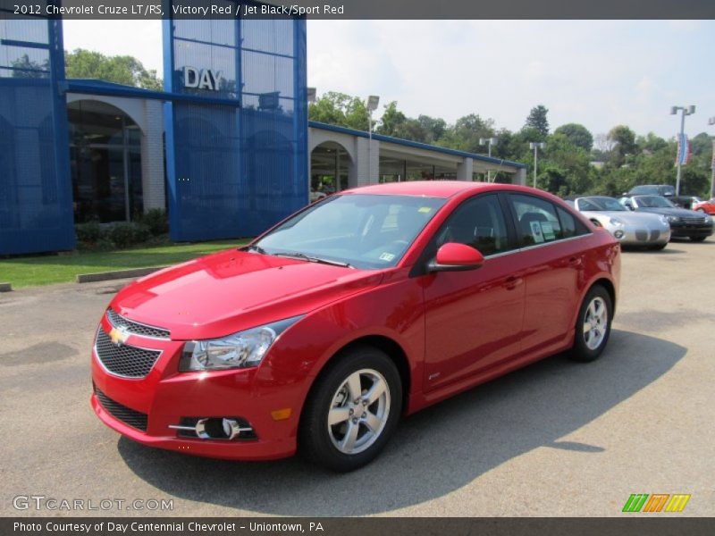 Victory Red / Jet Black/Sport Red 2012 Chevrolet Cruze LT/RS