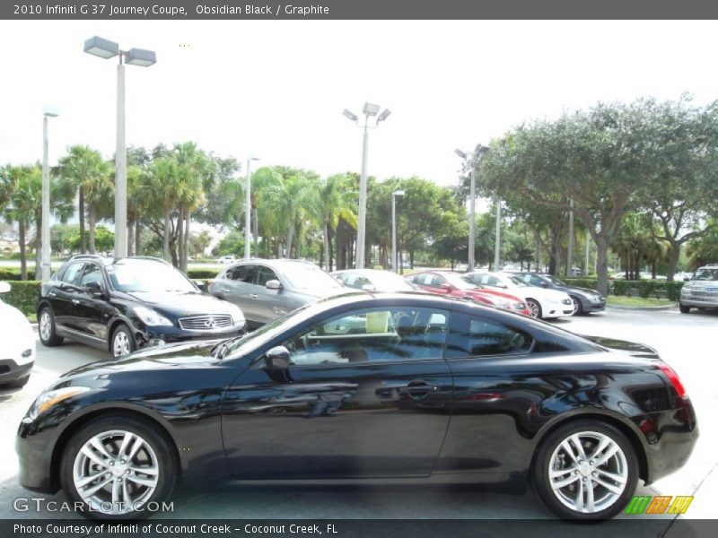 Obsidian Black / Graphite 2010 Infiniti G 37 Journey Coupe