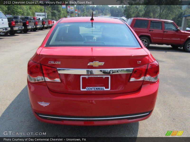 Victory Red / Jet Black/Sport Red 2012 Chevrolet Cruze LT/RS