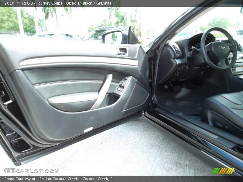 Obsidian Black / Graphite 2010 Infiniti G 37 Journey Coupe