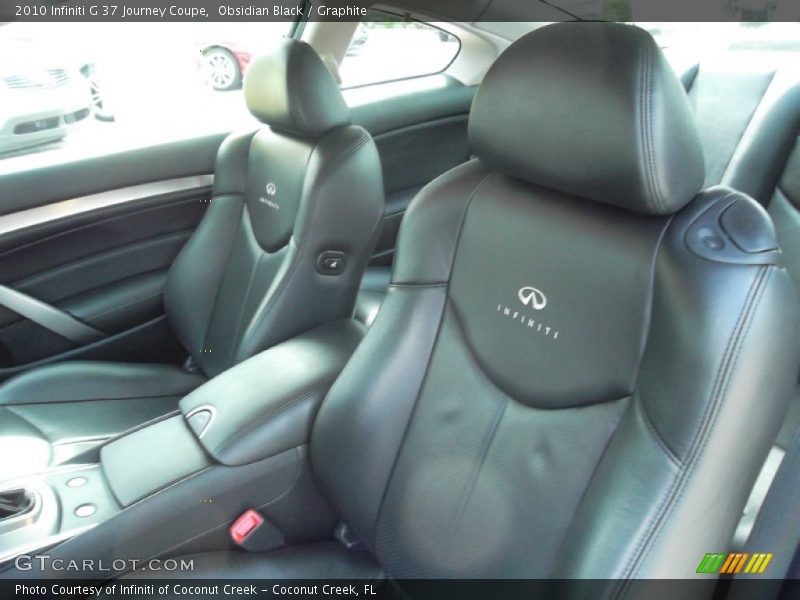 Obsidian Black / Graphite 2010 Infiniti G 37 Journey Coupe