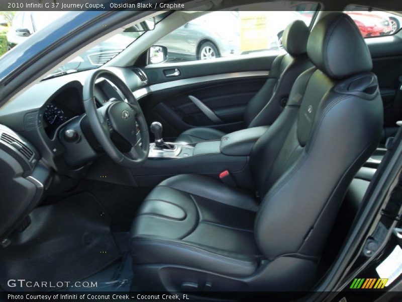 Obsidian Black / Graphite 2010 Infiniti G 37 Journey Coupe