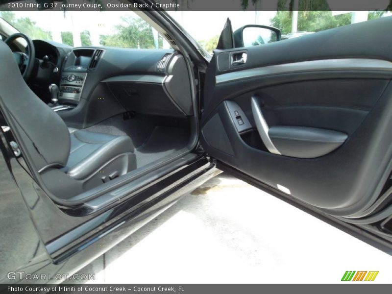 Obsidian Black / Graphite 2010 Infiniti G 37 Journey Coupe