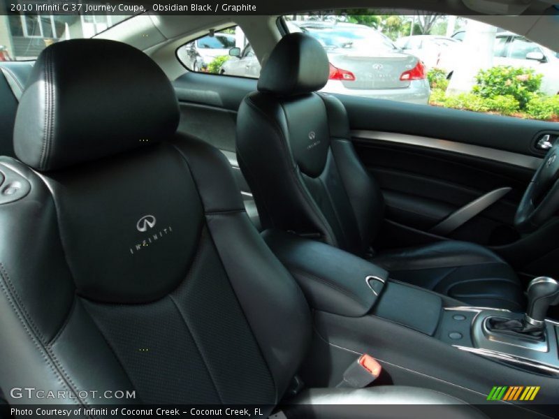 Obsidian Black / Graphite 2010 Infiniti G 37 Journey Coupe