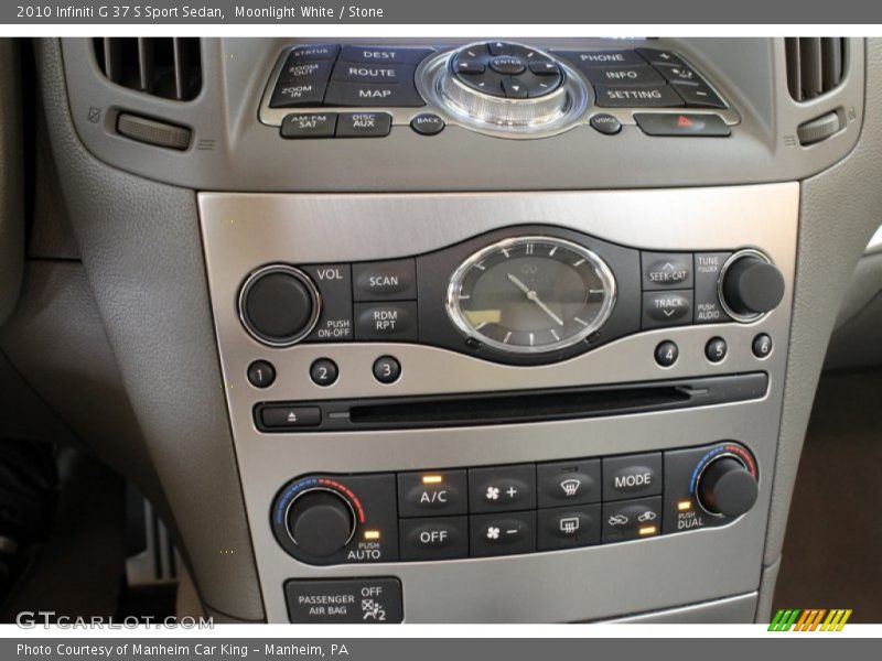 Moonlight White / Stone 2010 Infiniti G 37 S Sport Sedan