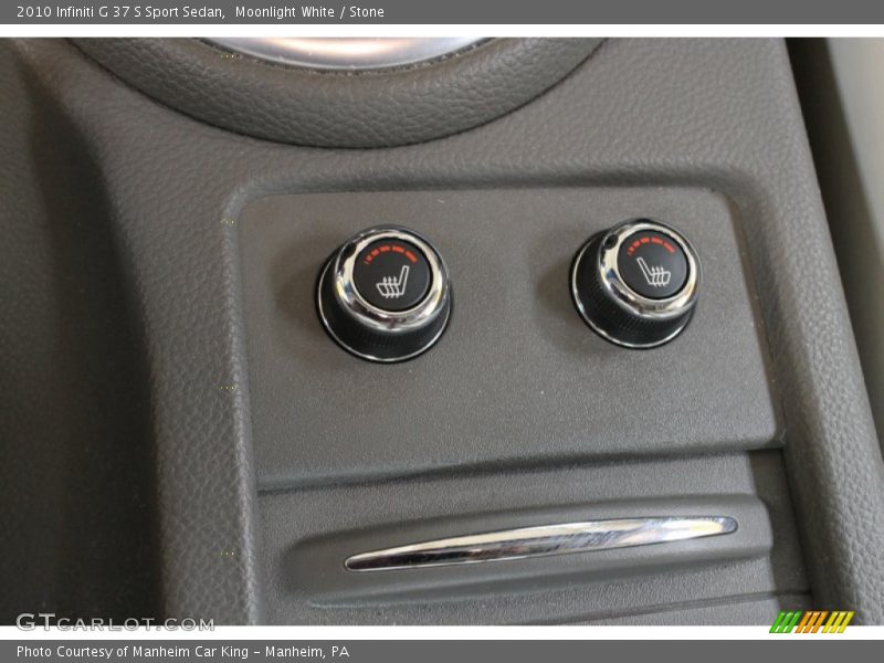 Moonlight White / Stone 2010 Infiniti G 37 S Sport Sedan