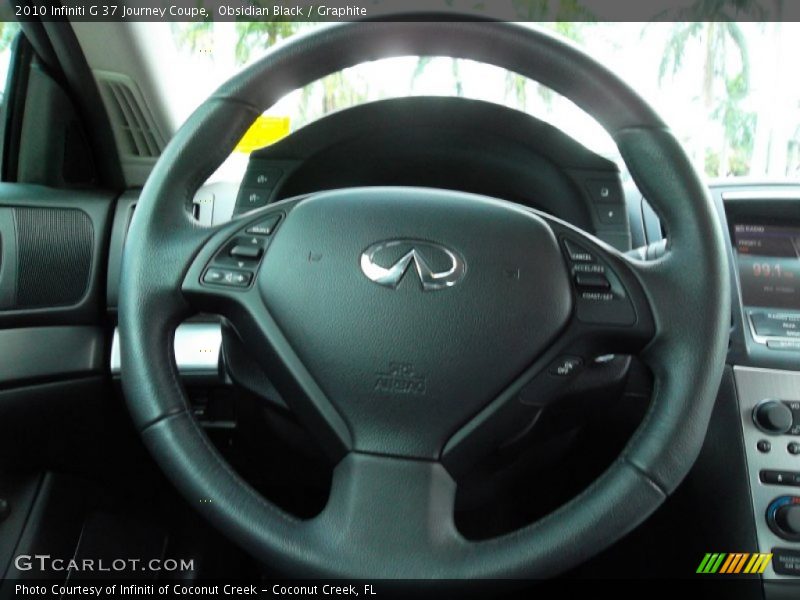 Obsidian Black / Graphite 2010 Infiniti G 37 Journey Coupe