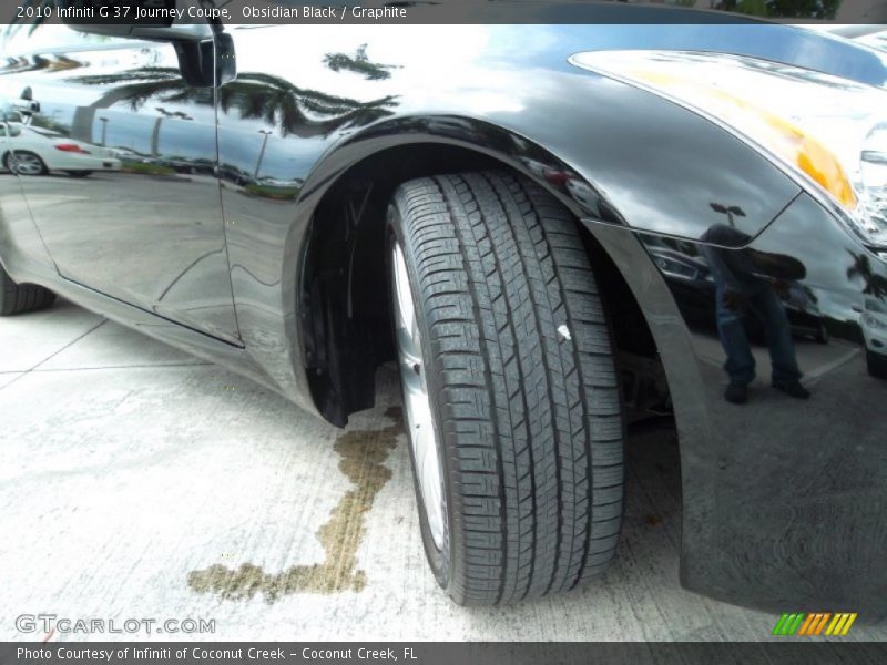 Obsidian Black / Graphite 2010 Infiniti G 37 Journey Coupe