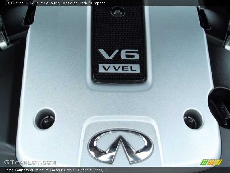 Obsidian Black / Graphite 2010 Infiniti G 37 Journey Coupe
