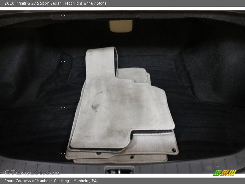 Moonlight White / Stone 2010 Infiniti G 37 S Sport Sedan