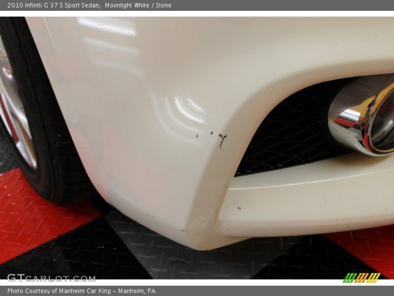 Moonlight White / Stone 2010 Infiniti G 37 S Sport Sedan